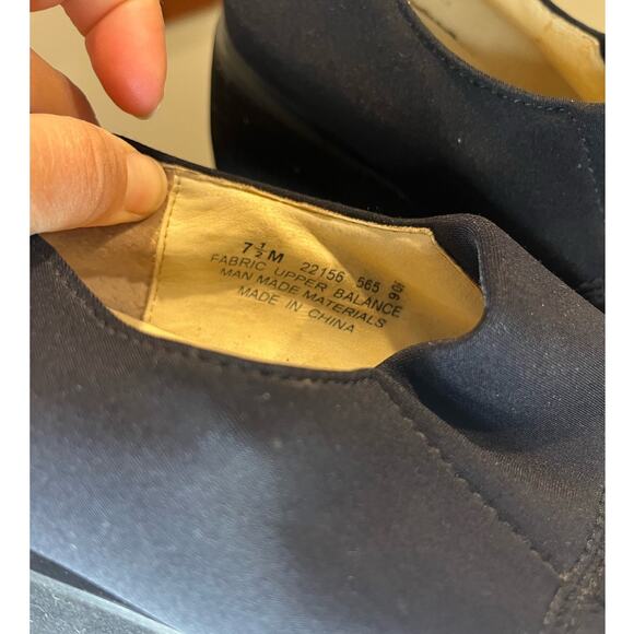 Apostrophe Womens Y2K Chunky Square Toe Loafer Black Shoe Size 7.5 Gilmore Girls - Picture 2 of 8